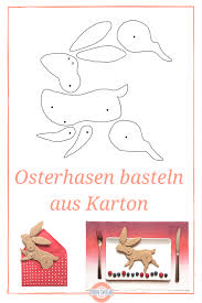 Nichts verbinden wir mehr mit ostern als den osterhasen, der uns seine bunten eier bringt! Osterhasen Basteln Aus Karton Meine Svenja