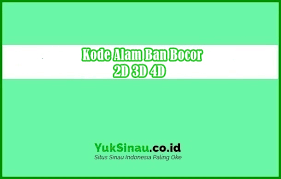 Maybe you would like to learn more about one of these? Kode Alam Ban Bocor 2d 3d 4d Erek Erek Dan Primbon