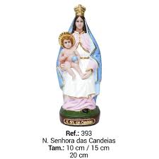 Obra de nossa senhora das candeias. Imagem De Resina Nossa Senhora Das Candeias 15cm No Elo7 Loja Santa Rita Ap D022cf
