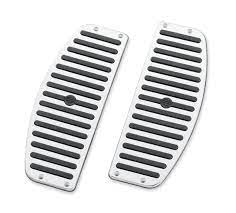 Chrome And Rubber Rider Footboard Inserts Traditional Shape 50176 95 Harley Davidson Indonesia