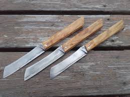 Trio D Higonokami Sandwich Et Olivier Couteaux Pliants Couteau Coutellerie