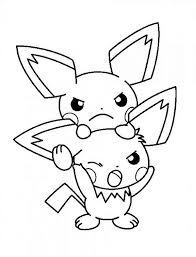 Bothered Pichu Coloring Page Color Luna In 2020 Star Coloring Pages Unicorn Coloring Pages Pikachu Coloring Page