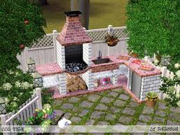 Bbq Time Outdoor Kitchen The Sims 3 Catalog In 2020 Outdoor Kitchen Cottage Outdoor Outdoor