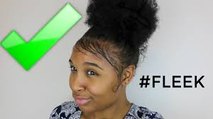 Take the top half hair and tie them into a bun. Baby Hair And Edges Novocom Top
