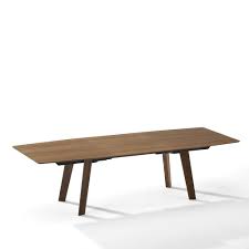 Extendable tables whether it's a cosy breakfast for two or a game night set for six, an extendable dining table will give you plenty of room to grow. Fontana Extending Dining Table Natural Walnut Draenert Glassdomain
