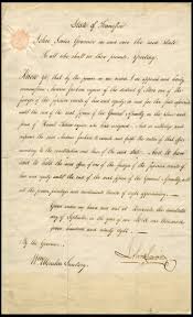 Governor John Sevier's appointment of Andrew Jackson as Judge of Superior  Court of law and equity