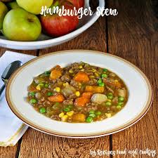 Hamburger Stew Hamburger Stew Stew Recipes Ground Beef Recipes