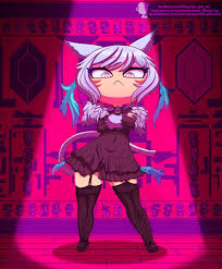 Yshtola sama Ankha zone style artwork : rffxiv