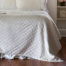 Chloe ivory velvet coverlets, comfortlets & pillows. Chloe King Coverlet Ivory Velvet 112x98