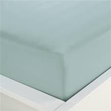 180 Thread Count Fitted Sheet King Single Bed Aqua Bed King Single Bed Aqua Bedding