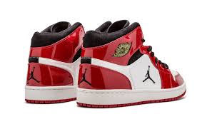 Black And Red Patent Leather Jordans Air Jordan 1 Retro Sample Jbm 209 M81c In 2020 Air Jordans Jordans Jordan 1