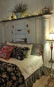 Old Doors Headboard Farmhouse Style Master Bedroom Farmhouse Bedroom Decor Farmhouse Style Bedrooms