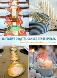 20 Festive Coastal Table Top Centerpiece Ideas With Candles Coastal Decor Ideas Interior Design Diy Shopping
