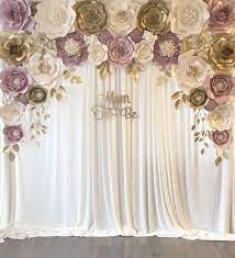 Combine lots of smaller necessities in a lovely basket. Mom To Be Paper Flower Backdrop Gender Reveal Baby Shower Baby Shower Backdrop Girl Shower Themes Baby Shower Purple