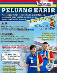 Check spelling or type a new query. Lowongan Kerja Indomaret 2018