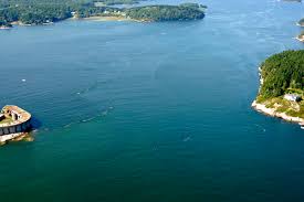 Kennebec River Inlet In Popham Beach Me United States