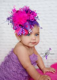 This sweet baby doll comes in her own real glitter bathtub. Over The Top Hot Pink Purple Hair Bow Purple Hair Bows Baby Bows Boutique Hair Bows