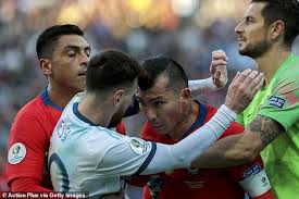 During those days, he used to play as a forward player. Chile Badboy Gary Medel Stands Up For Lionel Messi After They Were Both Sent Off Daily Mail Online