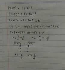 Pertidaksamaan nilai mutlak belajar matematika online. X 5 1 9x Himpunan Penyelesaian Dari Soal Di Atas Adalah Masnurul
