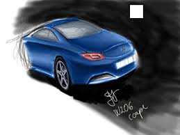 Mercedes Benz W206 Design Sketch Design Sketch Mercedes Benz Sports Car