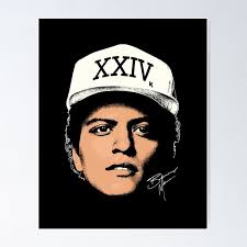 Bruno mars 3" Poster for Sale by Creative-zone06