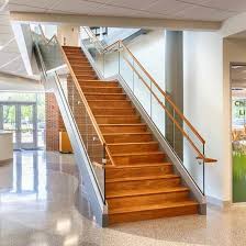 The most common wood handrail material is wood. Product Search