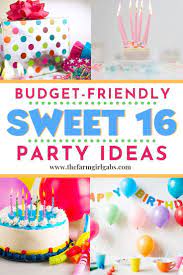 Sweet sixteen party ideas to make your 16th birthday special! Planning A Budget Friendly Sweet 16 Celebration Sweet 16 Parties Sweet Sixteen Parties Sweet 16 Birthday