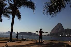 Parque do flamengo is located at brazil, rio de janeiro, granja brasil. Flamengo Park Stock Photos Offset