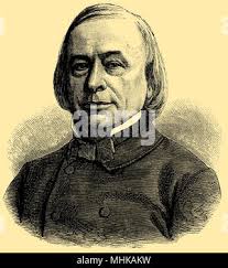 Edward René Lefebvre Laboulaye (b. January 18, 1811, died May 25, 1883  Stock Photo