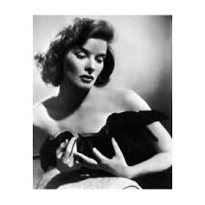 Katharine Hepburn: Sexy Glamour Looking Up Art Print by Globe Photos - Fine  Art America