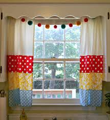 polka dot kitchen curtains home