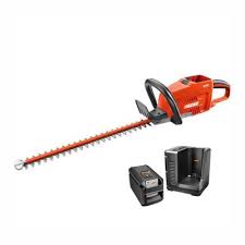 Black And Decker Electric Hedge Trimmer Manual Black Decker 24 In 60v Max Lithium Ion Cordless Powercut Hedge Trimmer With 1 1 5ah Battery And Charger Included Lht360c The Home Depot