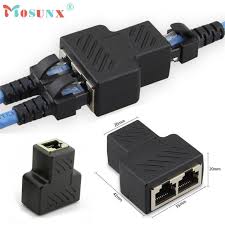 Cable Adapter 1 To 2 Lan Ethernet Network Rj45 Splitter Extender Plug Adapter Connector Cabo 17july15 Adapter Plug Cable Plug Ethernet Cable