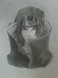 You will then draw out the shape of his torso and then draw the flowing outlined shape of his cloak. Itachi Uchiha Sketch By Me Any Thoughts Out There Naruto