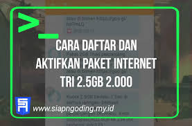 Kuota tri jenis reguler merupakan salah satu paket data internet yang dapat kalian pakai pada semua jenis jaringan, termasuk salah cara mengecek kuota tri jenis reguler melalui sms sangatlah mudah. Cara Daftar Dan Aktifkan Paket Internet Tri 2 5gb Rp 2000