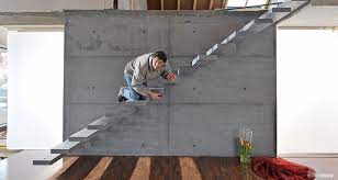 Exclusive Fair Faced Concrete Products Self Supporting Cantilevered Staircase Cantilevered Staircase Concrete Staircase Cantilever Stairs Stairs Architecture