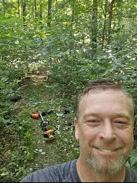 Zach Herzog and son Trevor was out once more to complete Breeden Ridge  weedeating and sapling clearing from pond to Rocky Ridge. Thank you so much  guys!!!! #trailsdontbuildthemselves #trailbuilder #trailbuilders #mtb  #mountainbike #