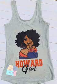 Howard Girl Shirthoward University Tank Toohu Shirthbcu Etsy In 2020 Shirts For Girls Tank Girl Athletic Tank Tops