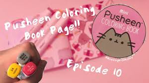 You can now print this beautiful pusheen mermaid coloring page or color online for free. Pusheen Coloring Book Page Episode 10 Sushi Youtube