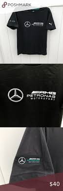 Puma Mercedes Amg Petronas Motorsport Shirt In 2020 Black Tee Shirts Puma Shirts Hoodies Men Pullover