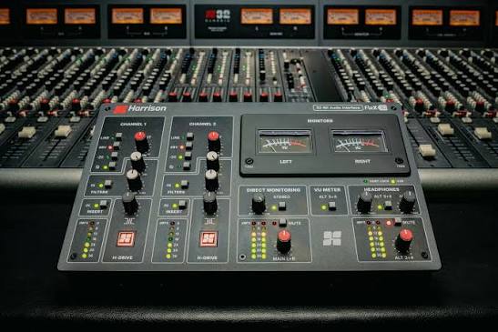 The Harrison Flex 10 brings the unmistakable character of Harrison's  legendary analogue consoles to a modern 10 in/12 out USB audio interface.  Designed for producers, musicians and engineers who want more personality
