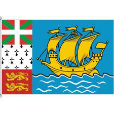 15 the british renamed st pierre to 'st peter', and small numbers of british and american settlers began arriving. Fahne Von St Pierre Und Miquelon