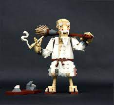 The Sweeper From Discworld Do Not Act Incautiously When Confronting Little Bald Wrinkly Smiling Men More On The Blog Lego Figures Cool Lego Lego