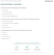 Buzzfeed editor keep up with the latest daily buzz with the buzzfeed daily newsletter! Quiz Worksheet Rosa Parks Study Com