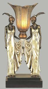 Art Nouveau Table Lamp Art Deco Lampe Art Deco Art
