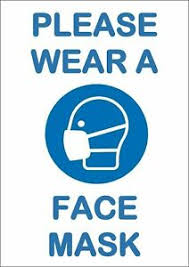 Free printable wear face mask sign that you can use to encourage safety at workplace and prevent the spread of disease. 2 X Please Wear A Face Mask A4 Sign Laminated Indoor Outdoor Safety Free P P Ebay