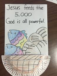 Jesus Feeds The Multitude Craft Activity Bible Study Crafts Bible Crafts For Kids Sunday School Crafts For Kids