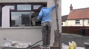 Preparation the render must be a minimum of 2 weeks old to enable movement caused by drying shrinkage to have taken place. White Sand And Cement With Marble Chips Dry Dash Plastering Tips Youtube