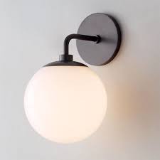 Minimalist Globe Sconce Globe Sconce Bathroom Sconces Bathroom Wall Sconces