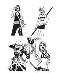 Before After Nami And Usopp One Piece Manga The Pirate King One Piece